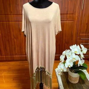 Fringed hippie dress. Bought at High end boutique in Scottsdale,AZ